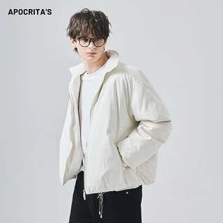 APO男装|跨境轻薄白鸭绒羽绒服冬季男女宽松百搭休闲保暖夹克外套