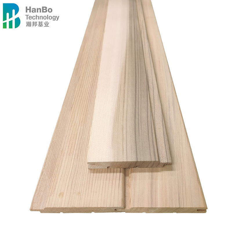 建筑墙壁板红雪松木扣板实木墙裙护墙板免漆木板材厂家批发