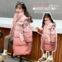 加厚女童新款连帽棉袄