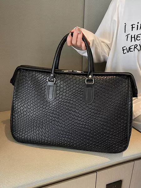 Commuting High-End Travel Suitcase, Business Handbag, Fashionable Shoulder Bag, Large Capacity Trendy Computer Bag, Korean Style Briefcase