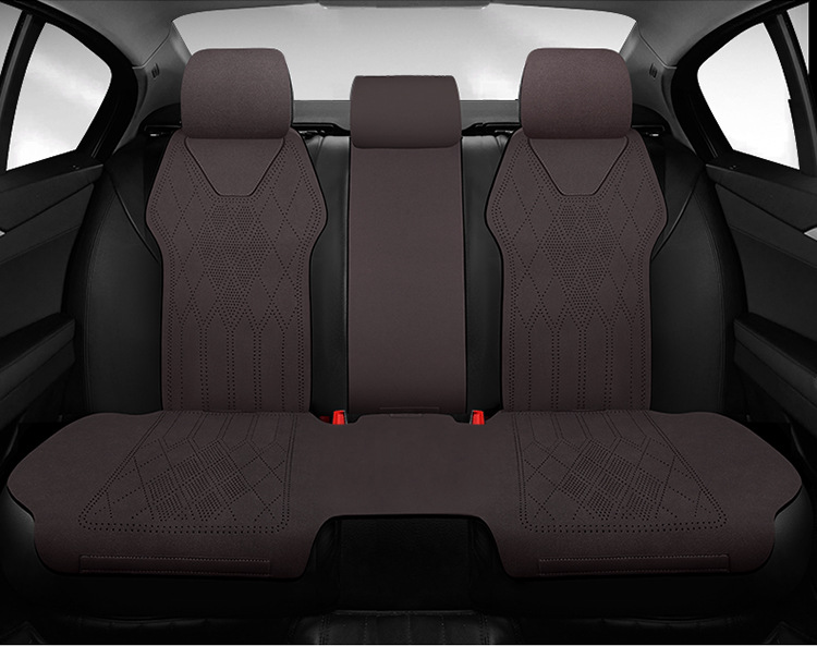 Cross-border e-commerce car cushion summer ultra-thin breathable seat cover four seasons universal suede half cushion saddle cushion
