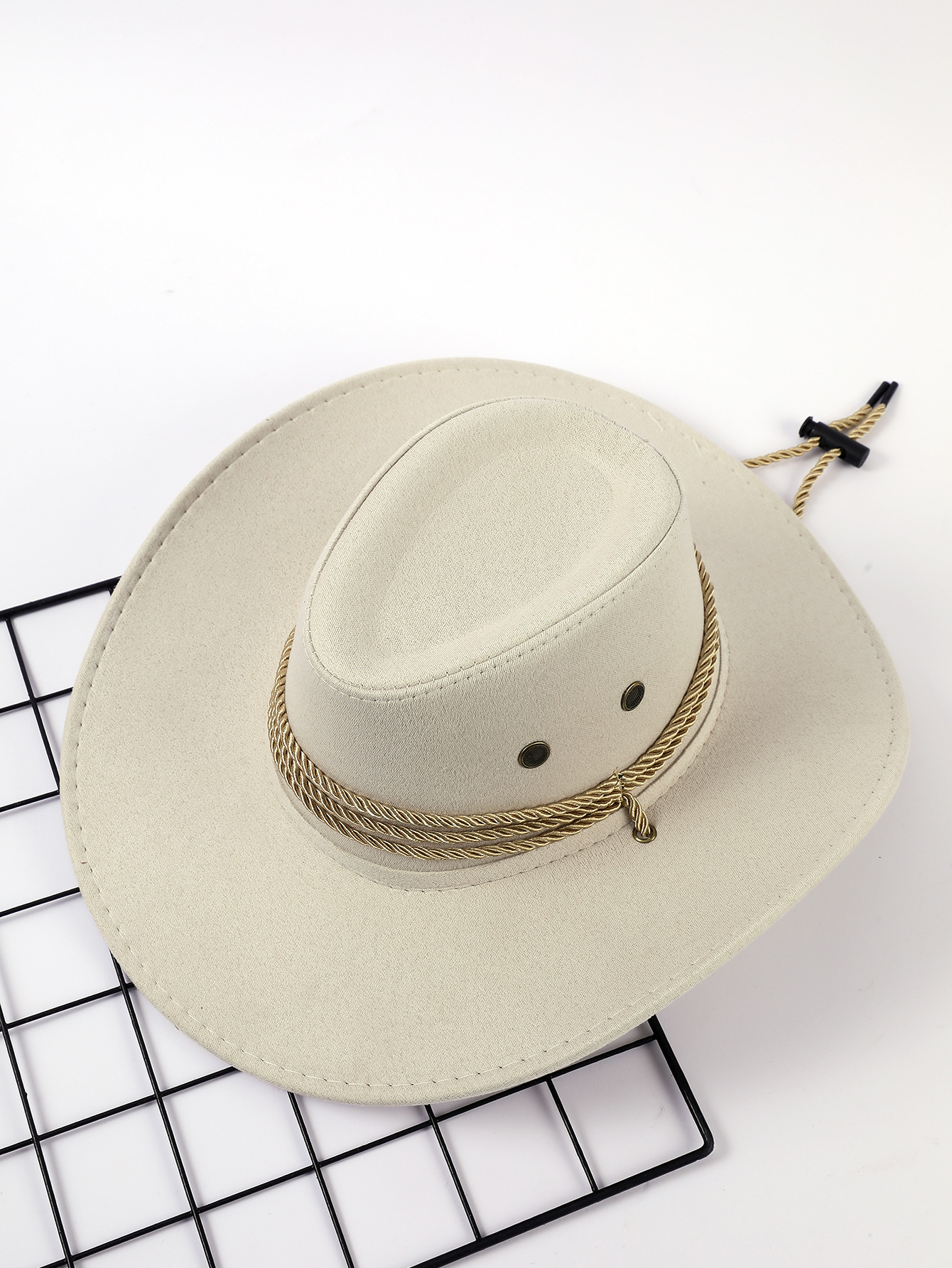 Sombrero para el sol de los hombres del verano borde grande sombrero de vaquero occidental sombrero de montar al aire libre sombrero de imitación de cuero sombrero fresco image 8