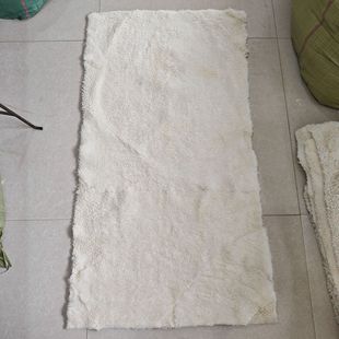 Pure Wool Outdoor Moisture-Proof Mattress Mattress Floor Mat Fur All-In-One Non-Shedding Warm and Moisture-Proof Short-Haired White Fur