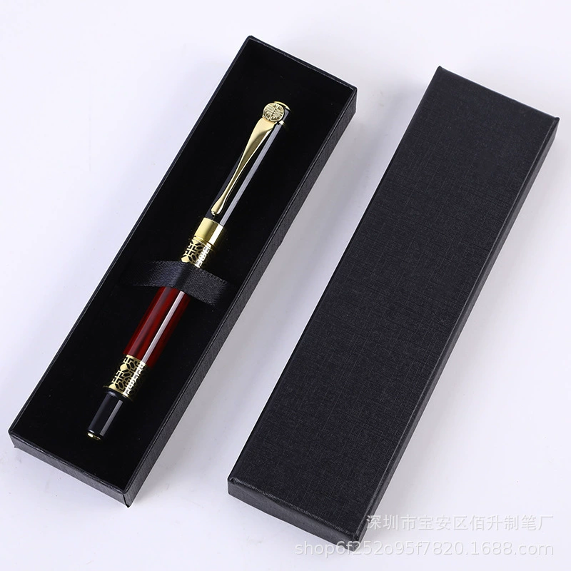 Ретро метал pen rollerball, древесный узор, винтажные наборы подарков и коробки, легкий 0,102 кг