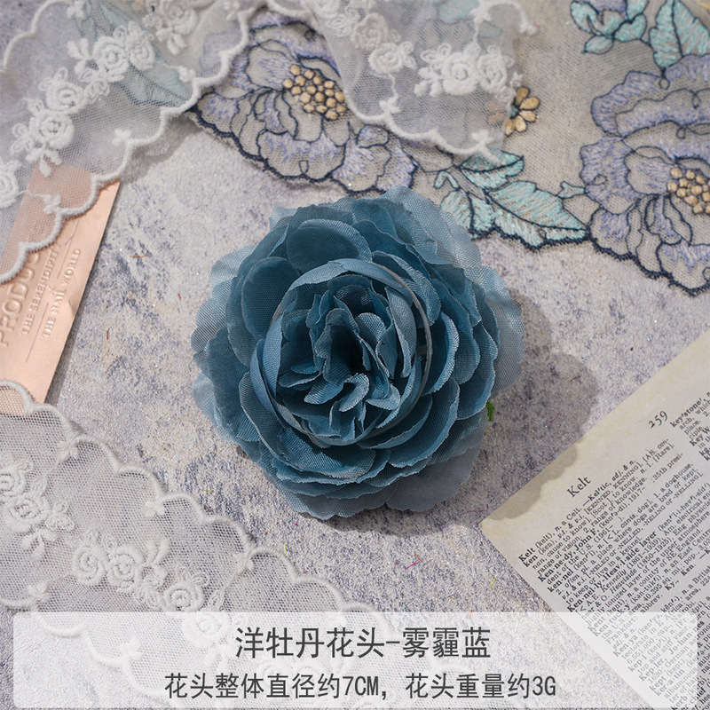 造花牡丹の花頭、DIY手作りヘアアクセサリー、卸売、結婚式のブートニア、小道具、フラワーアレンジメント、装飾、フラワーウォール|undefined
