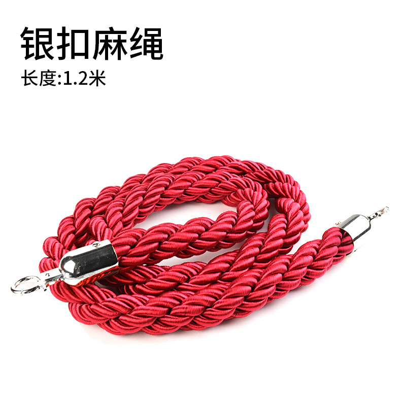 barra de conserjería hotel cuerda de un metro barandilla de alambre de acero inoxidable aislamiento banda de cola barandilla valla de bienvenida columna