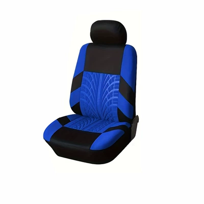Source Manufacturer 3D Tire Pattern Embossed Universal seat cover - blue-single-seat