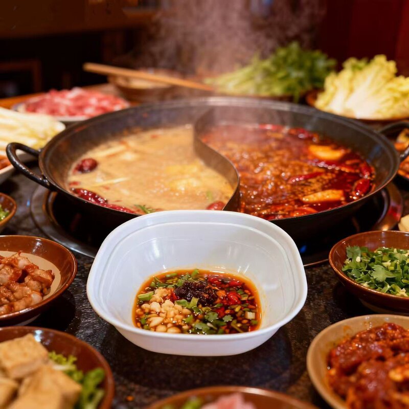 Disposable Bowls with a Premium Feel, Made from Rice Husks, Square-Shaped, Food-Grade, Biodegradable, Suitable for Soup, Hot Pot, and Dipping Sauces, Eco-Friendly Square Bowls