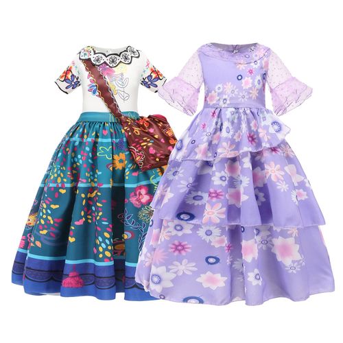 Full House Encanto Mirabell Girls Princess Dress Isbela Foreign Trade Dropshipping