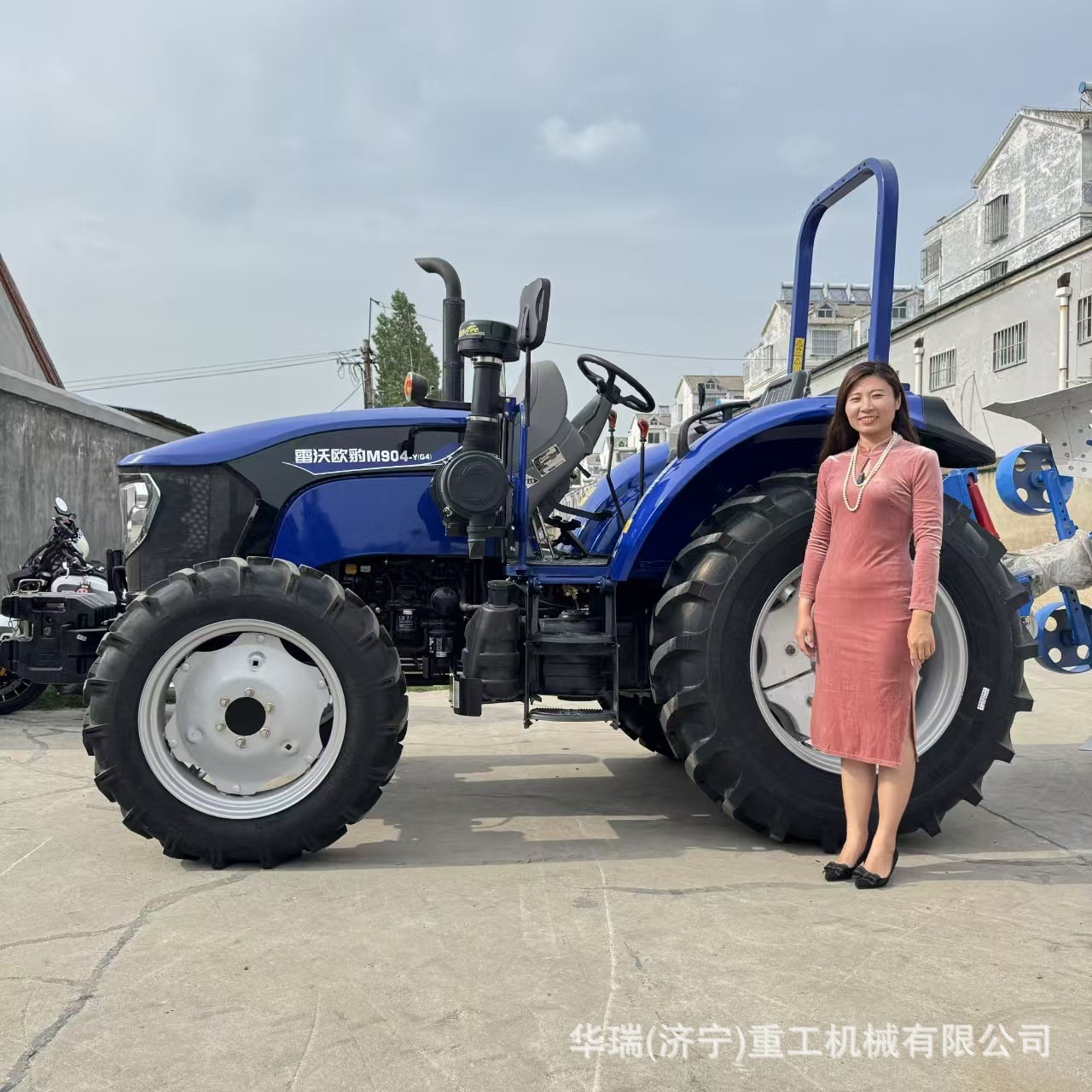 雷沃904补后提车农用拖拉机90马力潍柴发动机  四轮农用拖拉机