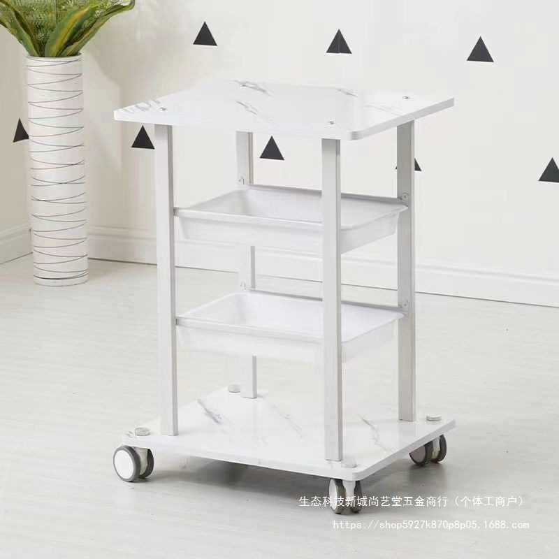 美发美容院仪器小推车小气泡仪器车台式仪器底座水光仪置物架子