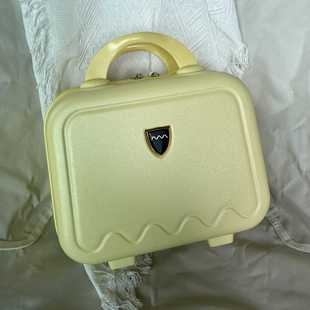 Retro Gift Box Suitcase Macaron Cosmetic Case 14inch Souvenirs Small Suitcase Mini Convenient Storage Bags