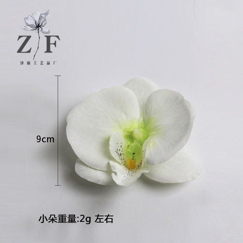 越境シミュレーション胡蝶蘭花頭diy9cm紫造花胡蝶蘭花弁白12cm胡蝶蘭花弁|undefined