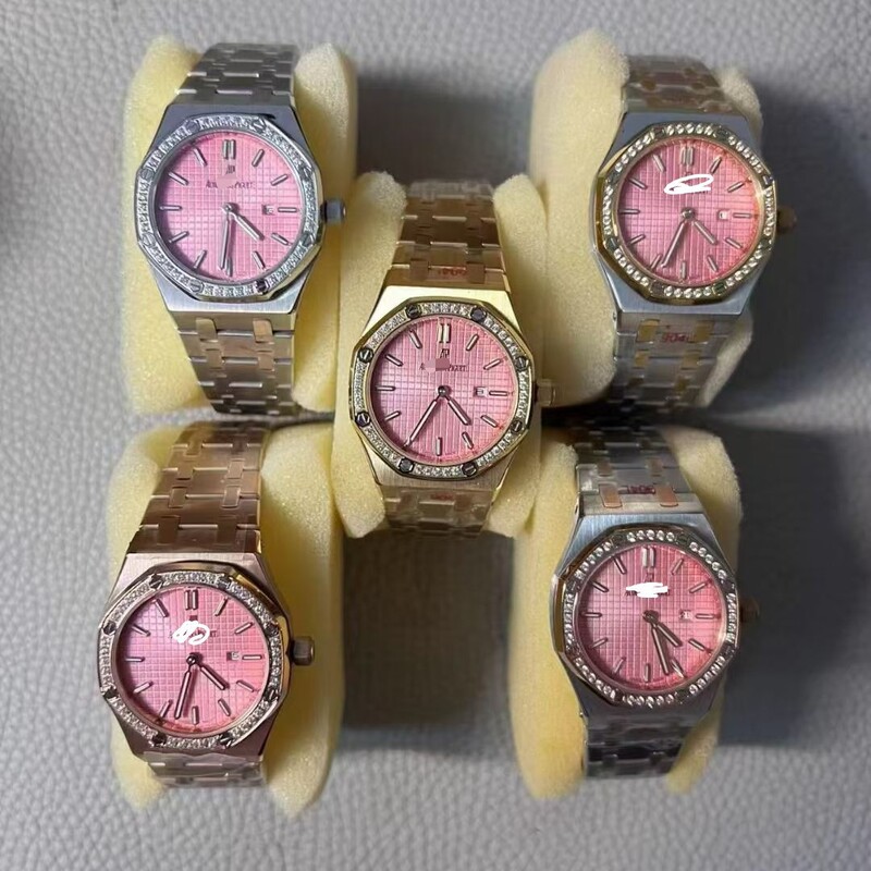Ap Rubber Royal Oak Quartz Women's Watch Fashion Stainless Steel Sapphire Diamond Bezel Ladies' Wristwatch Cross-Border Watch Wholesale Ap Rubber Royal Oak Quartz Women's Watch Fashion Stainless Steel Sapphire Diamond Bezel Ladies' Wristwatch Cross-Border Watch Wholesale