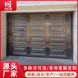 铝合金电动翻板车库门别墅商铺卷帘门防火防盗卷闸门跨境热销