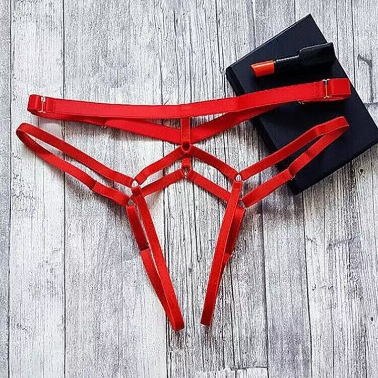 European and American Foreign Trade Sex Underwear Strap Free Crotch Underwear Fun Yin Underwear Transparent G-string Without Hip