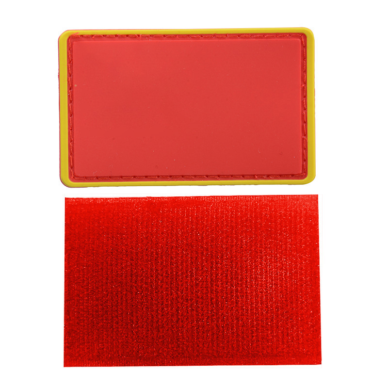Outdoor PVC waterproof Velcro badge red five-star Velcro badge badge badge armband patch patch