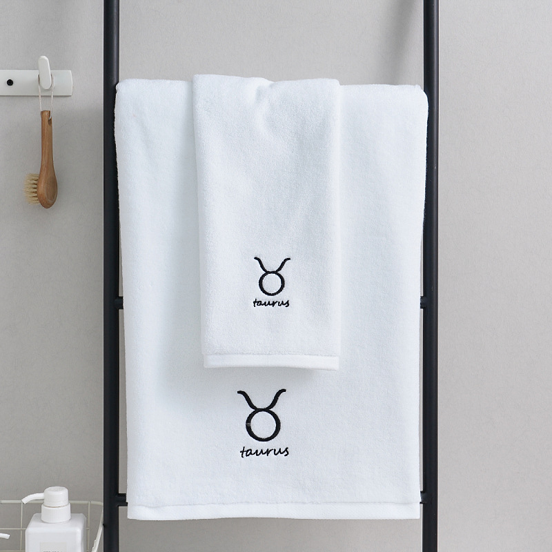 Putih Taurus / Handuk 120g 34*74cm katun murni