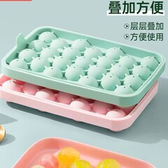 ブドウの小さいアイスボールの冷凍の氷の鋳型のシリカゲルは蓋を持って2.5センチの冷凍のボールを凍らせます。