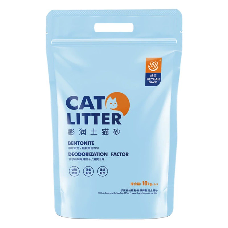 Heyuan оригинальный наполнитель для кошачьих туалетов 10 кг дезодорант агломерированный бентонитовый наполнитель для кошачьих туалетов 20 кг 10 кг 5 кг поколение волос
