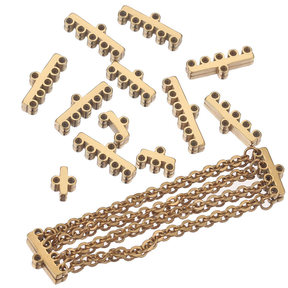 Geometric, Round Pattern 20 PCS/Package 304 Stainless Steel Geometric Round Jewelry Buckle