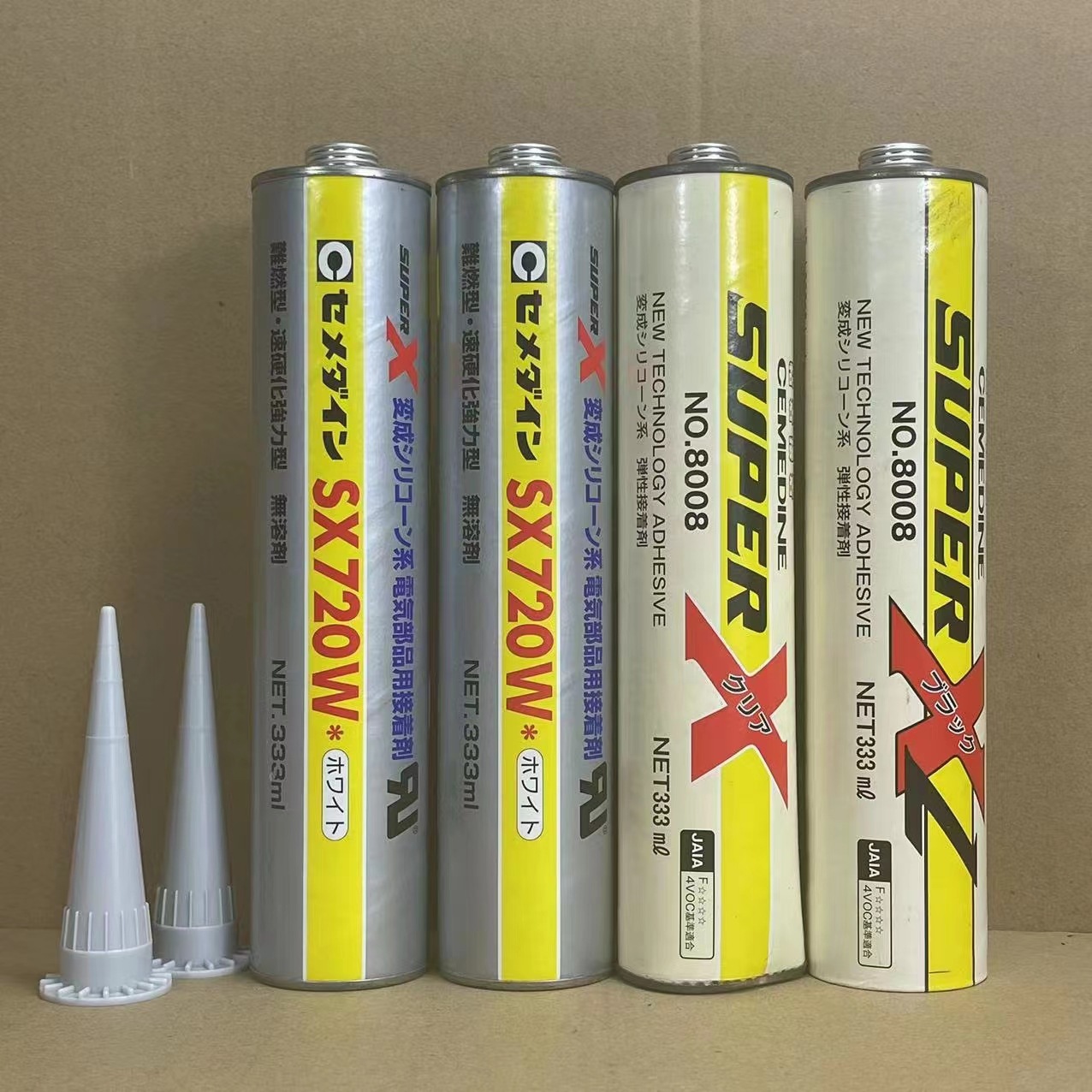 日本施敏打硬SX720WH电子胶SX720W胶水cemedine 720系列333ml