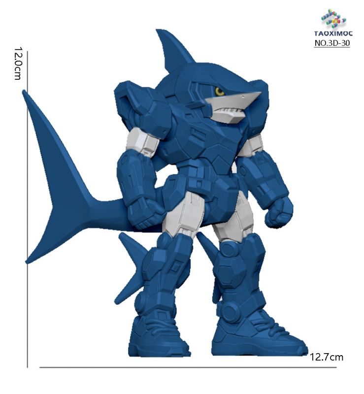 人気のトララレロ トララ外国山海経 牛と象の融合怪獣 3Dプリントオーナメントフィギュア|undefined