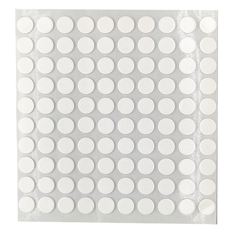 Venta caliente redondo acrílico adhesivo de doble cara adhesivo transparente punto alto adhesivo nano adhesivo sin costura dispensación de doble cara pegamento de punto al por mayor