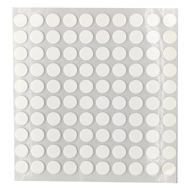 Горячая продажа круглого акрилового двустороннего клея прозрачная точка клея с высоким клейким нано-клеем бесшовный Дозирующий двухсторонний точечный клей оптом