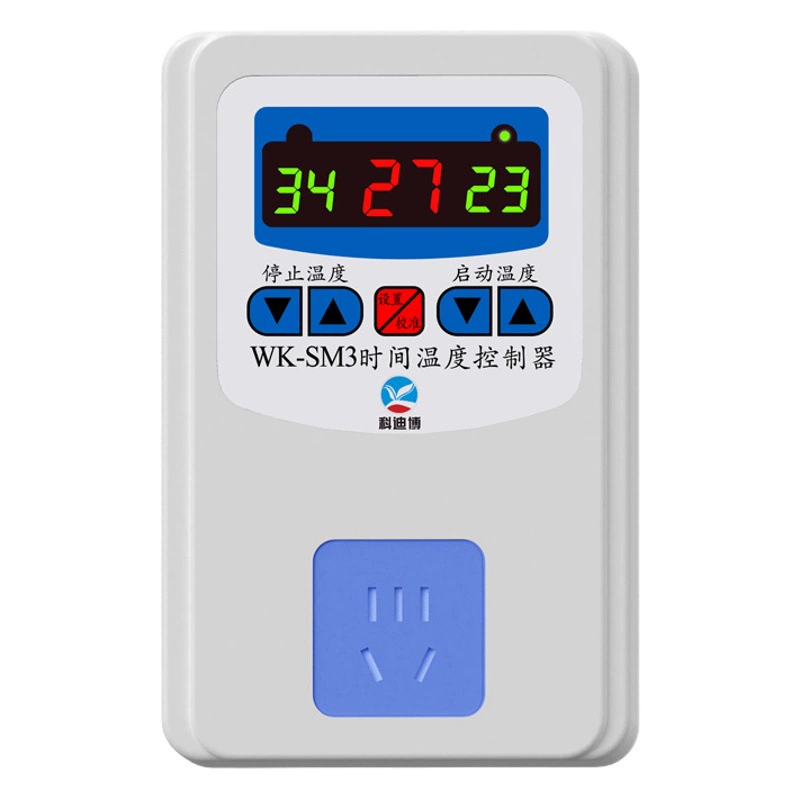 Термостат Цифровой дисплей Интеллектуальный Высокоточный регулятор температуры Переключатель контроля температуры высокой мощности Гнездо Измеритель контроля температуры Регулятор температуры