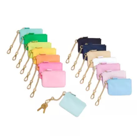 Cross-border Nylon Women's High-end Metal Zipper Waterproof Mini Key Bag Coin Card Case Organizer