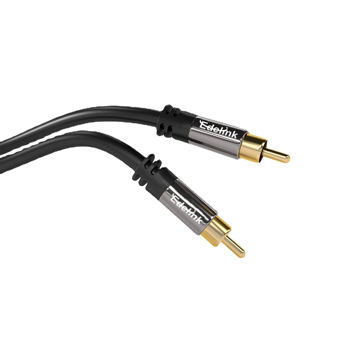 Аудиокабель двойная лилия головка 2RCA аудио Bass мобильный телефон соединение кабель коаксиальный сигнал соединение кабель