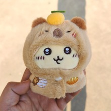 棉花娃娃10cm娃衣斗篷动物斗篷卡皮巴拉娃衣公仔衣服装扮可爱礼物