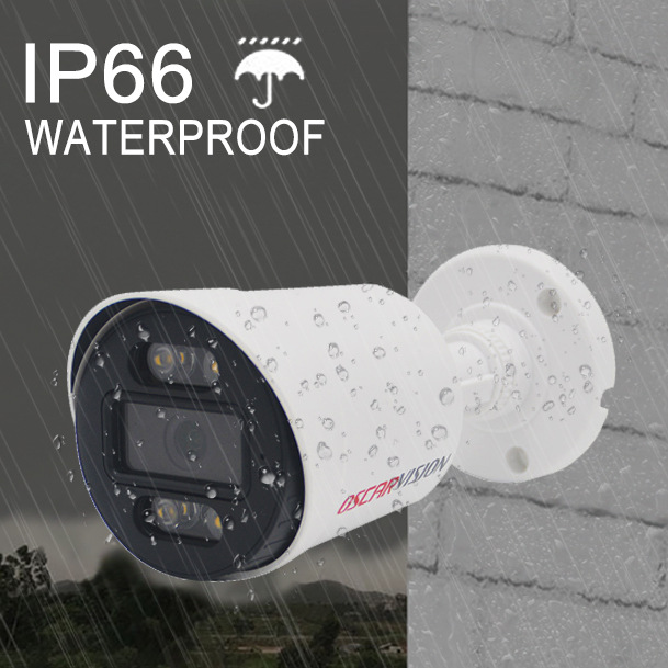 TVI coaxial color monitor camera full color audio outdoor high-definition analog camera