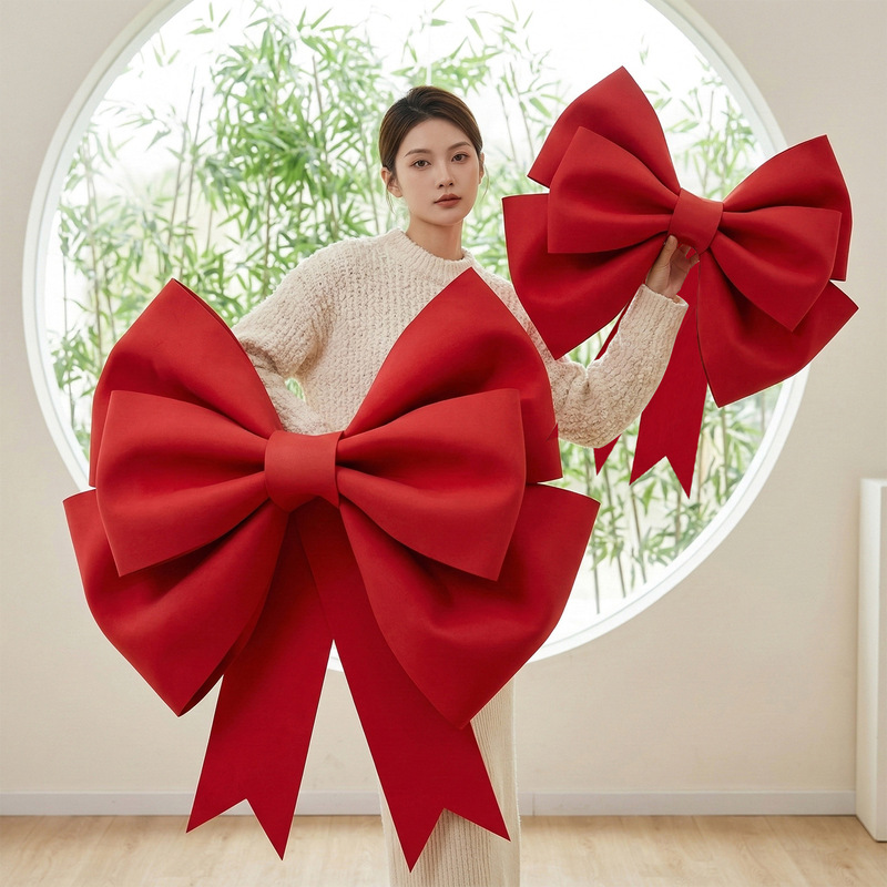 Cross-Border Labor Day Birthday Party Ceremony Housewarming Wedding Oversized Bow Little Red Book Eva2026 Material Package Cross-Border Labor Day Birthday Party Ceremony Housewarming Wedding Oversized Bow Little Red Book Eva2026 Material Package