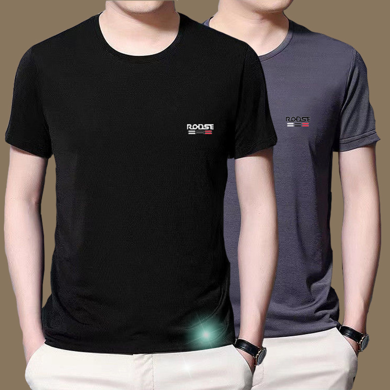 Summer short-sleeved T-shirt men's ice silk half-sleeved top sports quick-drying undershirt wholesale generation breathable short-sleeved T-shirt