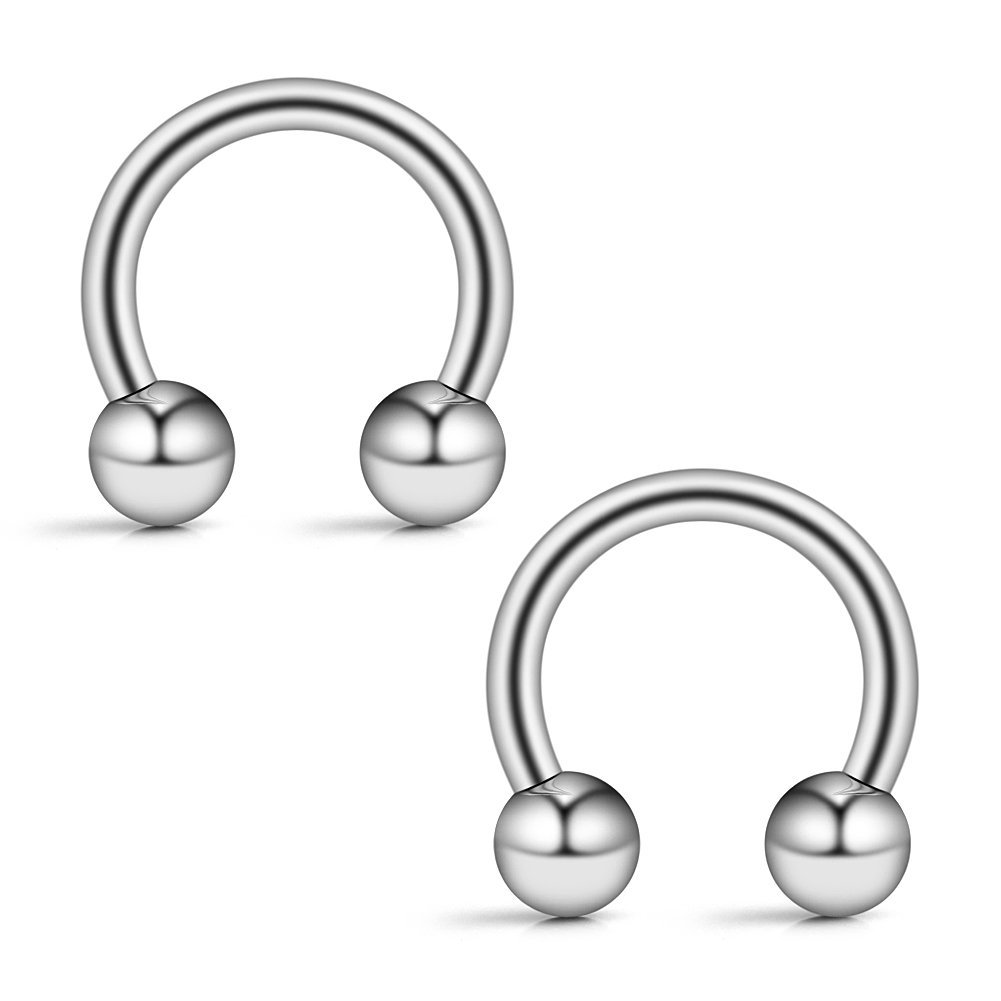 Nasenpiercing-Schmuck im europäischen und amerikanischen Stil aus Edelstahl, galvanisiertem Titanstahl, C-förmig, Ohr- und Lippenpiercing-Schmuck_voghion.com
