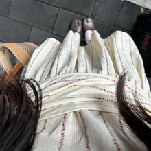 无袖背心条纹连衣裙子女夏季2025新款小个子漂亮绝美掐腰短裙