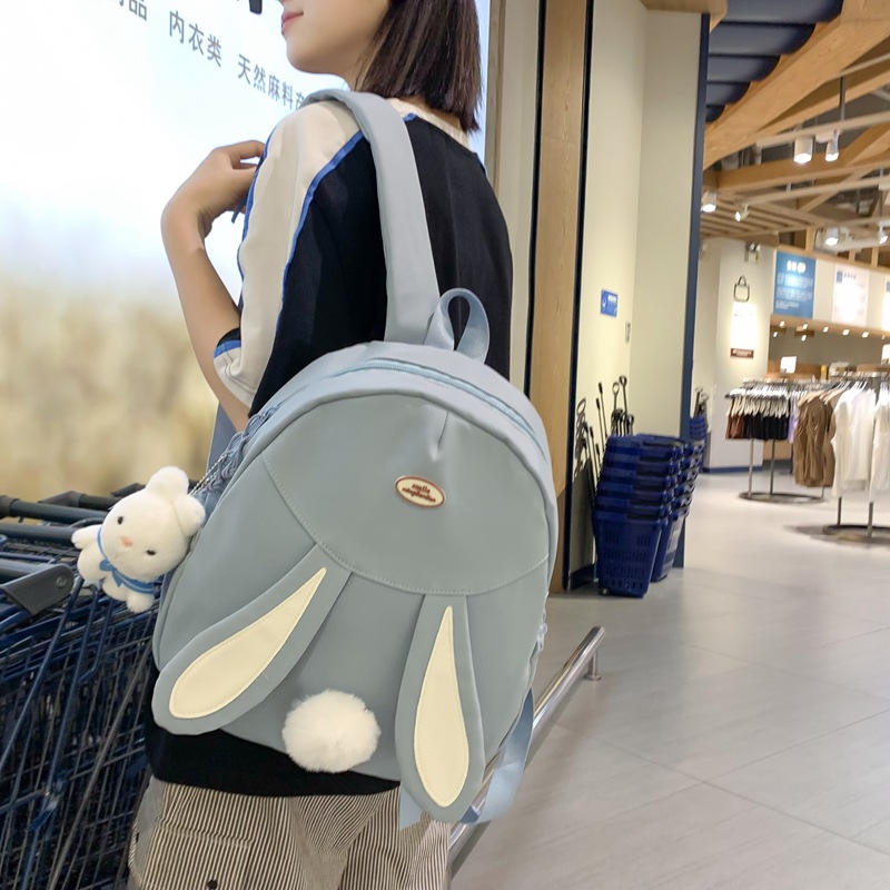 Cute conejo mochila japonesa caricatura dulce 2024 comercio exterior transfronterizo nueva mochila de gran capacidad