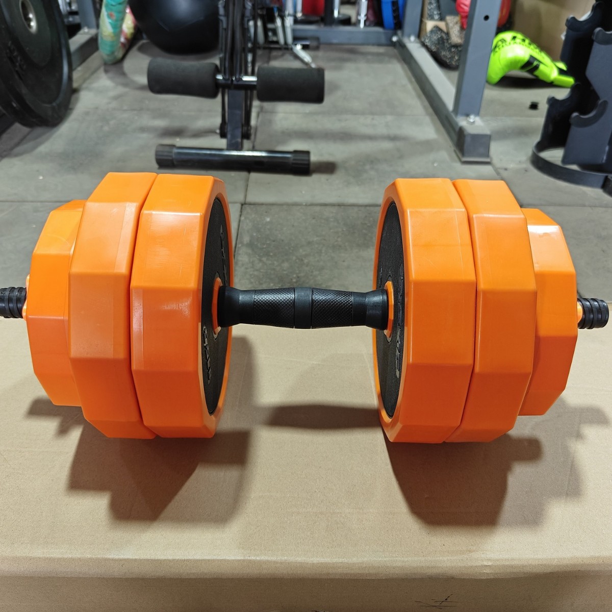 Multifunctional Dumbbell Kettlebell Barbell Combination Set Men's Fitness Adjustable Solid Environmentally Friendly Dumbbell Set