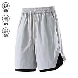 定制logo有多组图片】爆款3D立体图夏季大码短裤男五分裤抖音直播