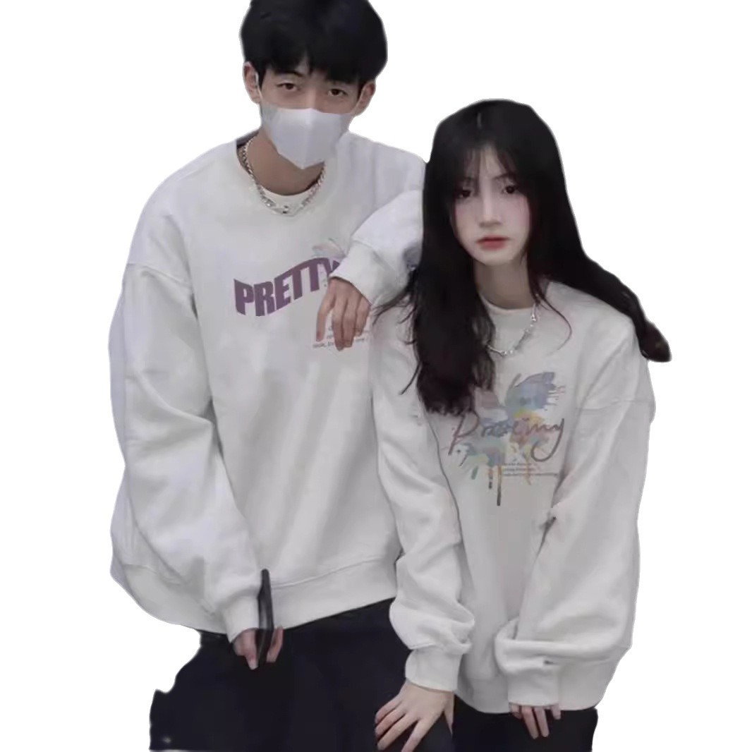 특별한 틈새 연인 의류 2024 새로운 가을 하이 엔드 느낌은 봄과 가을 겨울 코트 옷과 같지 않습니다.
