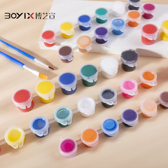 アート絵画 diy 落書き 6/8/12 色卸売石膏人形ペイント子供の水彩アクリルペイントストリップ