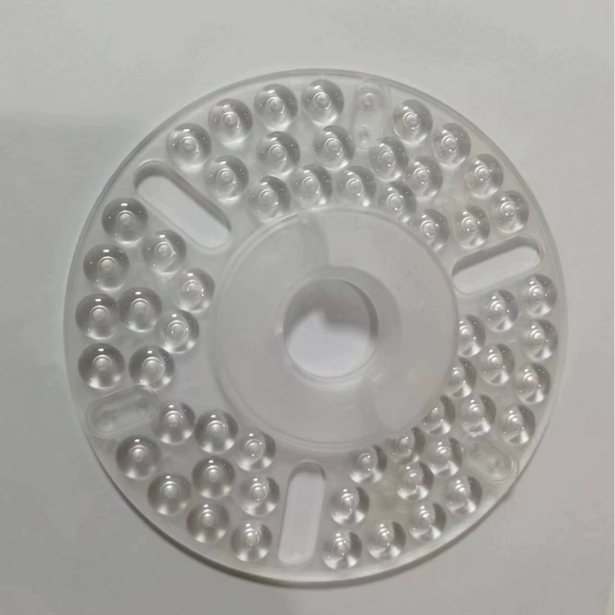 Европейский и американский Вентилятор с прямыми листьями ERP встроенный потолочный светильник PC модуль оптических линз 56 шариков ROSH