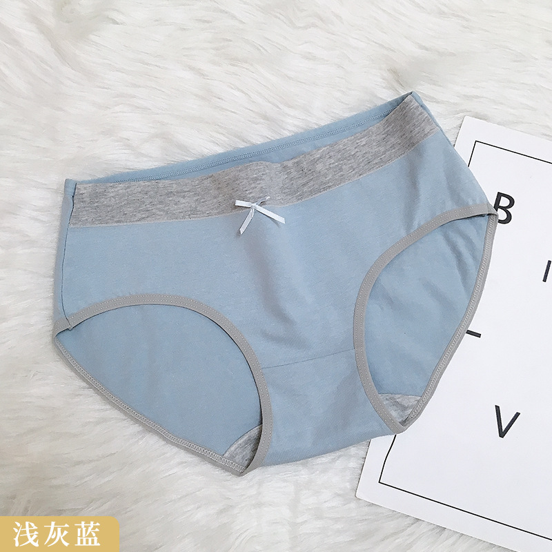 Fábrica al por mayor de ropa interior de algodón de las mujeres estudiante de niña japonesa chica Linda ropa interior de cintura media ropa interior de algodón de las mujeres