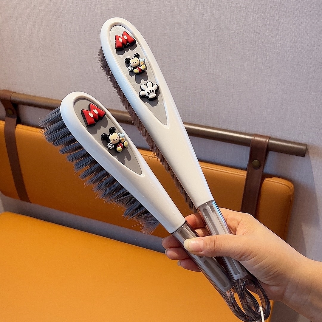 화이트 미키(대형+소형) 침대 브러쉬