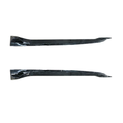 Suitable for the New Version of Tesla Model 3 Modified Surround Protective Parts, Anti-Scratch Side Skirts, Bright Black/Carbon Pattern (Big Surrounded) - bright-black