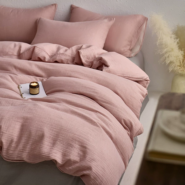 Rose pink + light gray [Class A cotton, skin-friendly and soft]