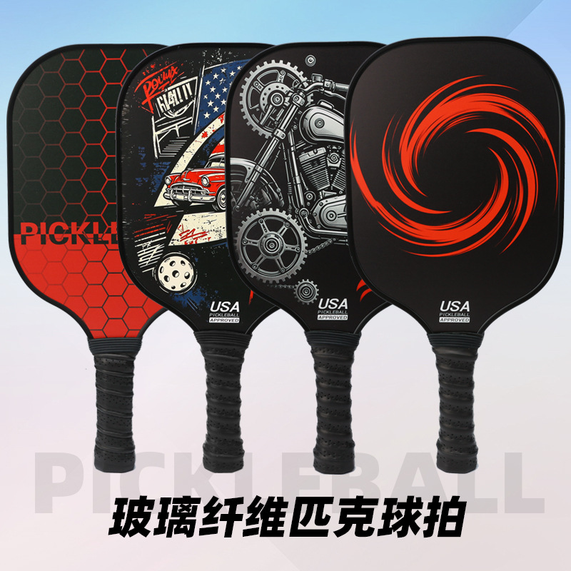 Adult fiberglass pickleball paddle set, complete professional-grade competition set