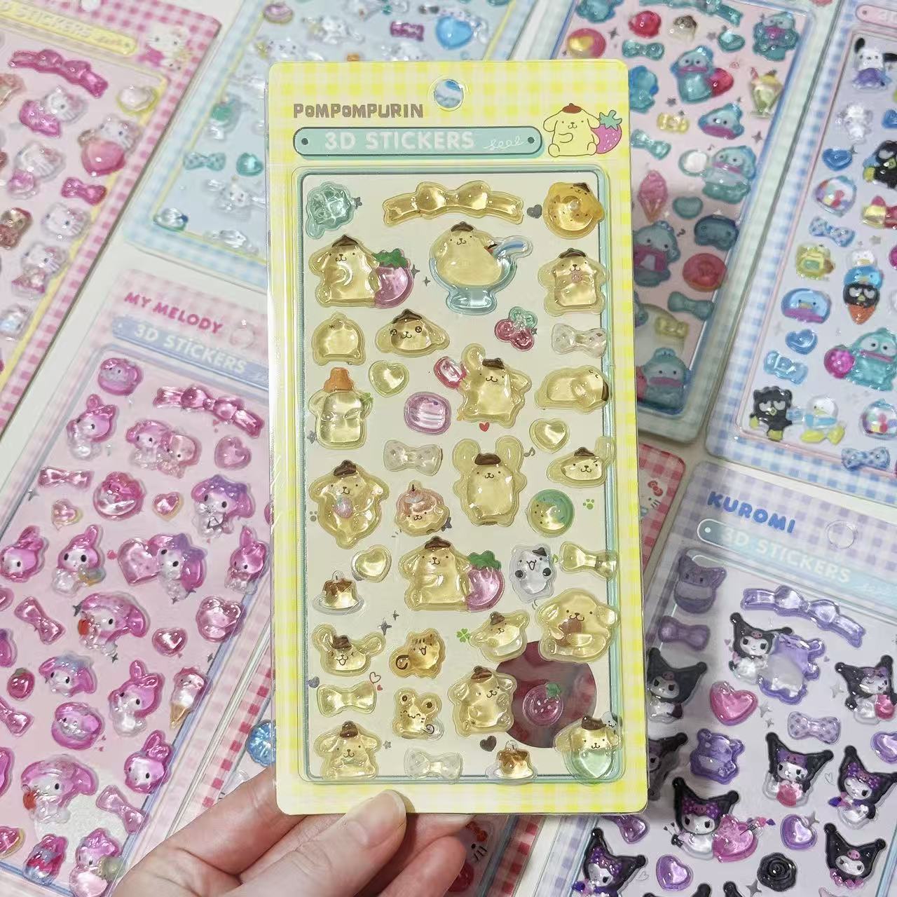 입체 PVC 스티커 휴대폰 케이스 꾸미기 캐릭터 데코 스티커